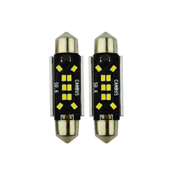 LED Σωληνωτές Λάμπες Πλαφονιέρας 12-24V 10SMD 2τεμ. Andowl Q-CR12