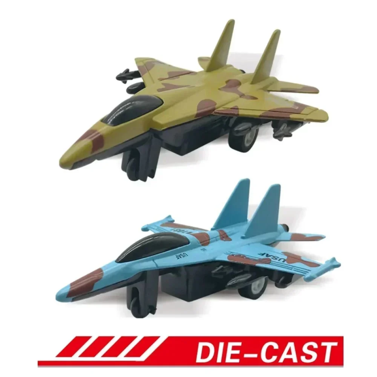 Μαχητικό Αεροπλάνο Die Cast 3+ Χρονών Σετ 4τμχ