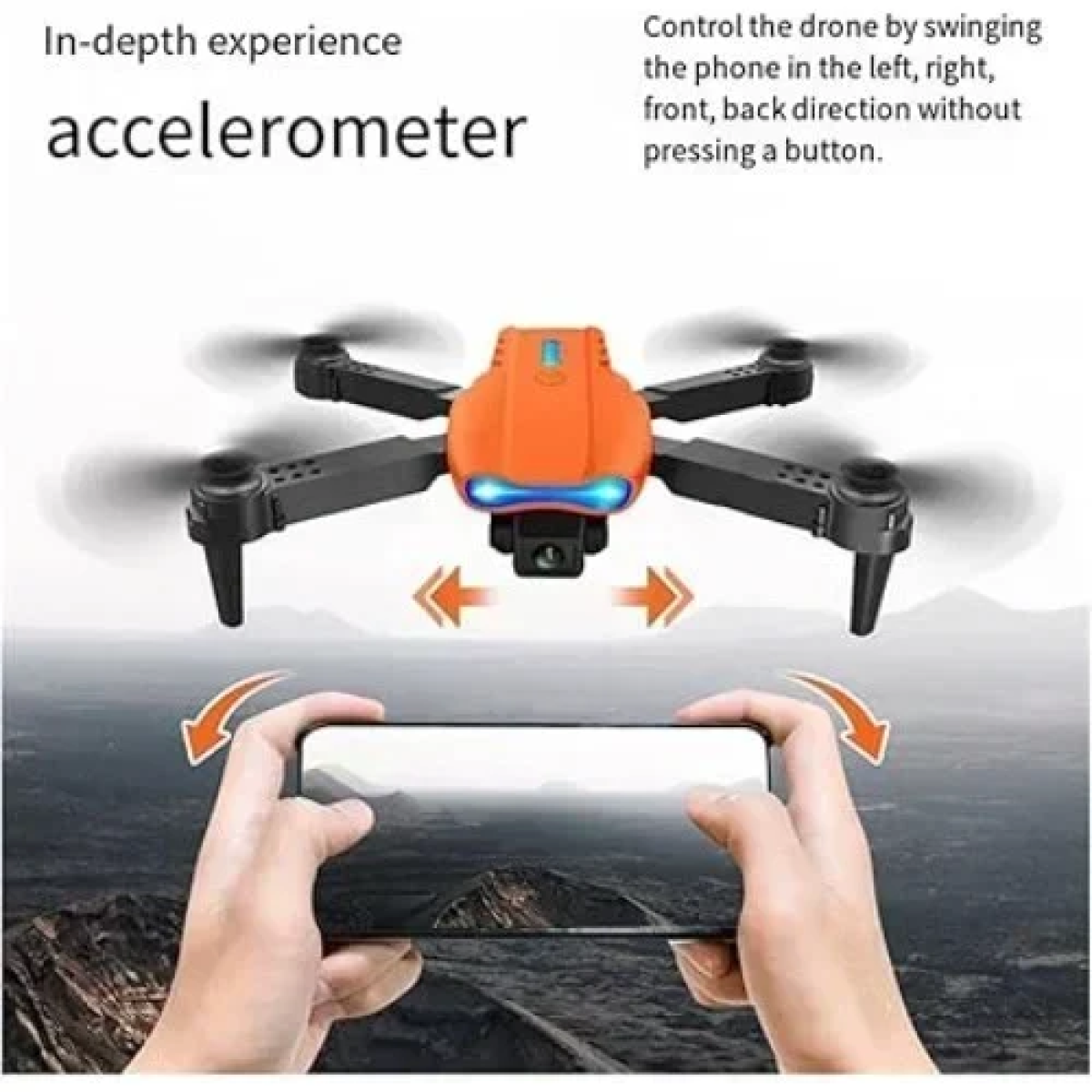 Μίνι Αναδιπλούμενο Drone με διπλή κάμερα 4K E99 PRO K3
