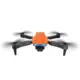 Μίνι Αναδιπλούμενο Drone με διπλή κάμερα 4K E99 PRO K3 Πορτοκαλί