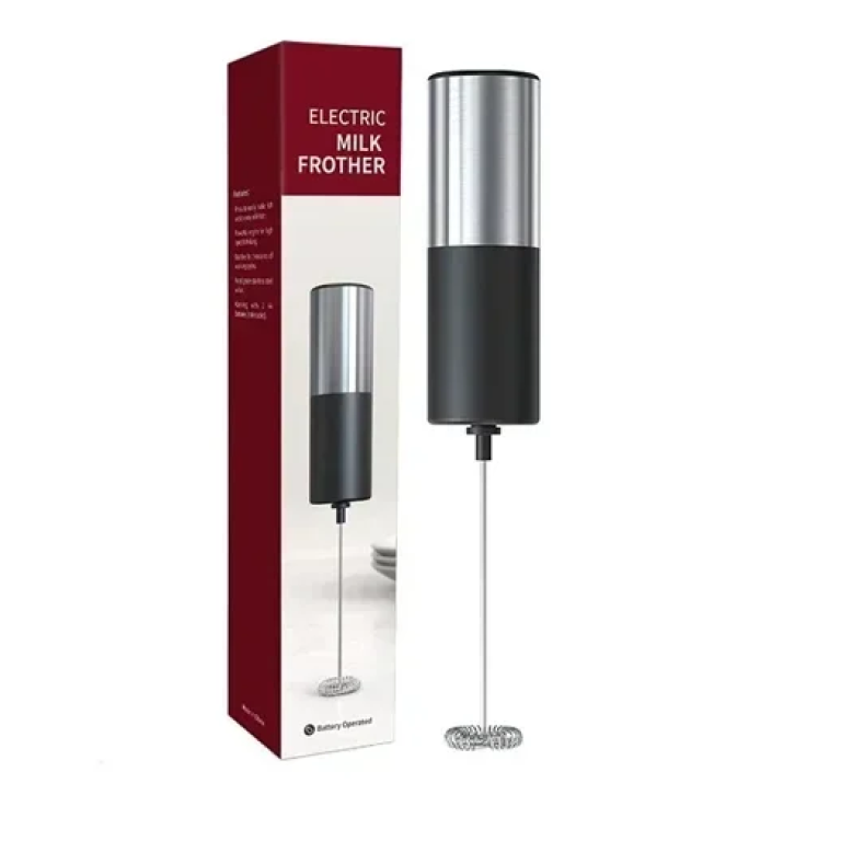 Μίξερ χειρός αφρού γάλακτος - Electric Milk Frother GV-211 μαύρο/ασημί