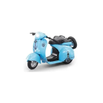 Μοτοσυκλέτα Vespa με φως και ήχο 11cm - Γαλάζιο