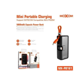 Moxom MX-PB161 Power Bank 5000mAh με Θύρα USB-C Μαύρο