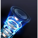 New-K57 In-ear Bluetooth Handsfree Ακουστικό Πέτου Ασημί