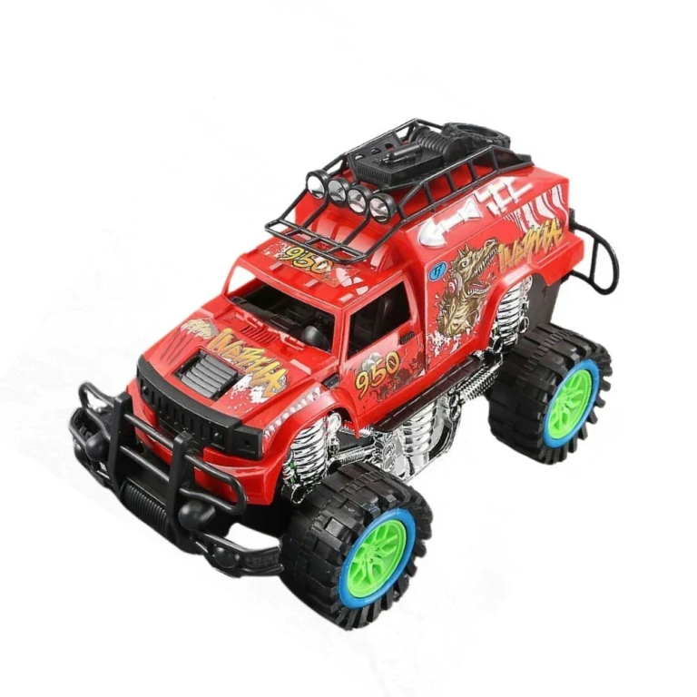 Όχημα Off - Road 4x4 Friction 25εκ. Κόκκινο WJ950-193