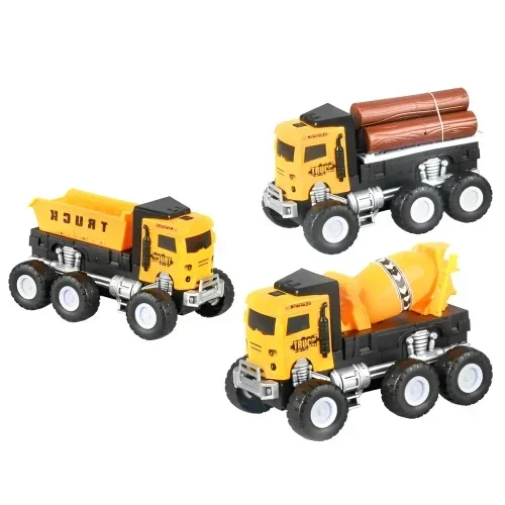 Παιδικό Σετ με 3 Οχήματα Container Truck 992-10K