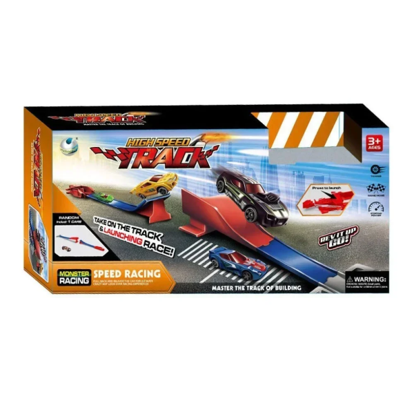 Πίστα με Ράμπα και 1 Όχημα για 3+ Ετών Πολύχρωμο