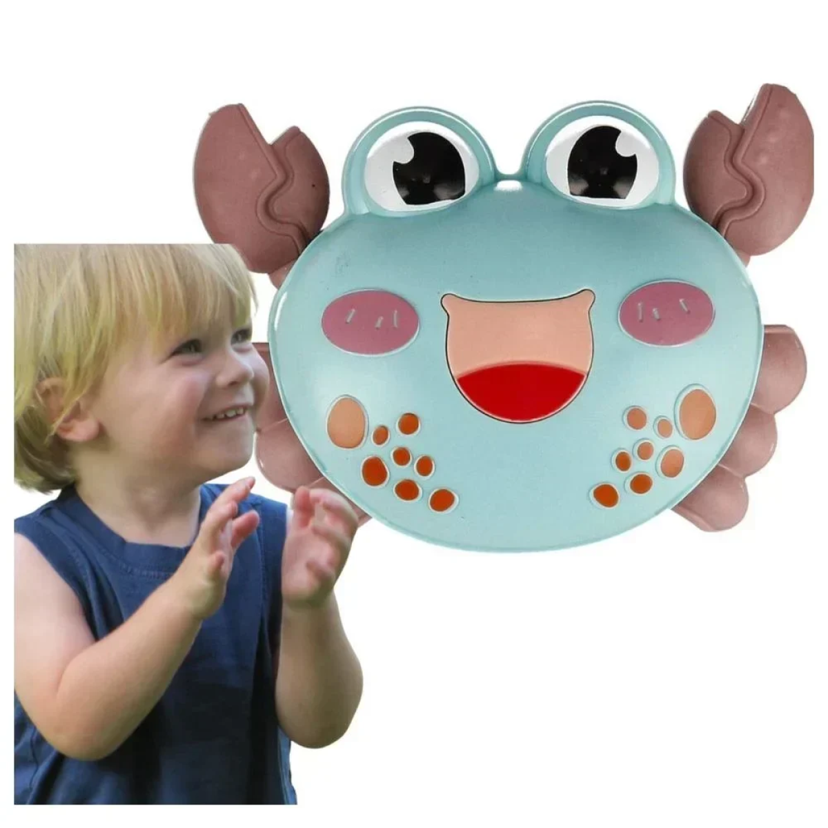 Press and go little crab – Παιχνίδι Καβουράκι με Κίνηση 11cm Ροζ