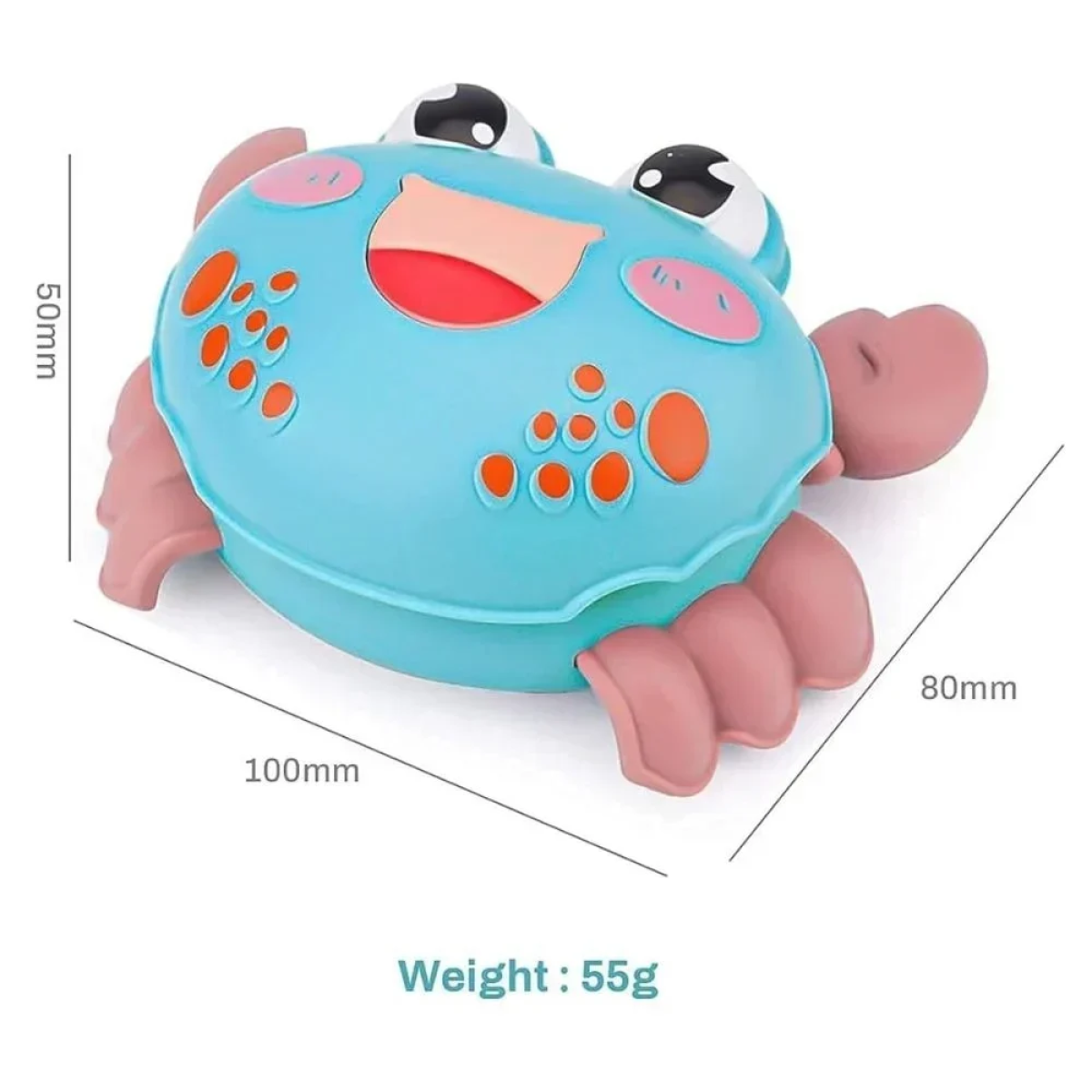 Press and go little crab – Παιχνίδι Καβουράκι με Κίνηση 11cm Ροζ