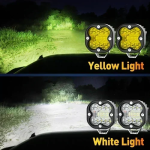 Προβολάκι LED ομίχλης 66W λευκού φωτισμού 6000K OEM FD66W μαύρο - Image 2