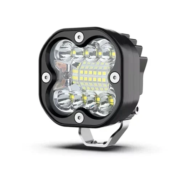Προβολάκι LED ομίχλης 66W λευκού φωτισμού 6000K OEM FD66W μαύρο