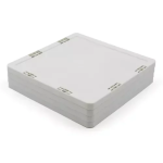 Πτυσσόμενη παπουτσοθήκη 4 θέσεων 27.5×27.5x65cm λευκό/χακί - Image 2