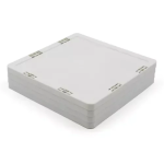 Πτυσσόμενη παπουτσοθήκη 5 θέσεων 63.5x27cm λευκό/λιλά - Image 3