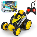 R/C Stunt Car με Επαναφορτιζόμενη Μπαταρία και USB Κίτρινο – 4 Λειτουργίες