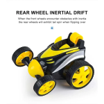 R/C Stunt Car με Επαναφορτιζόμενη Μπαταρία και USB Κίτρινο – 4 Λειτουργίες