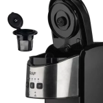 Raf R.106 Καφετιέρα για Κάψουλες Coffee Maker 3 in1 Μαύρο-Ασημί