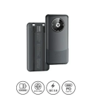 Remax Energy Eye Fast RPP-37 Power Bank 10000mAh με Θύρα USB-A και Θύρα USB-C Μαύρο