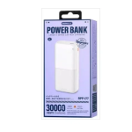 Remax RPP-177 2.4A fast charging power bank 30000mAh LED light High Λευκό
