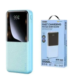 Remax RPP-623 Power Bank 20000mAh 22.5W με 2 Θύρες USB-A και Θύρα USB-C Power Delivery Γαλάζιο