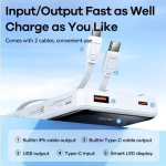 REMAX RPP-680 Cynlle Series 20000mAh PD+QC Fast Charging Power Bank(PD 20W+QC 22.5W) Λευκό