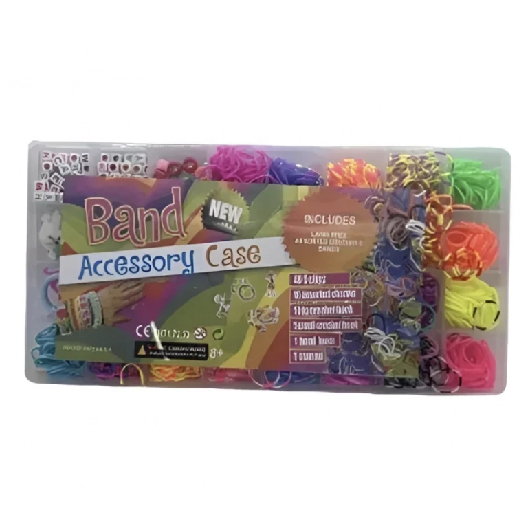 Σετ με Λαστιχάκια & Αξεσουάρ για βραχιόλια Band Accessory Case 1968-03