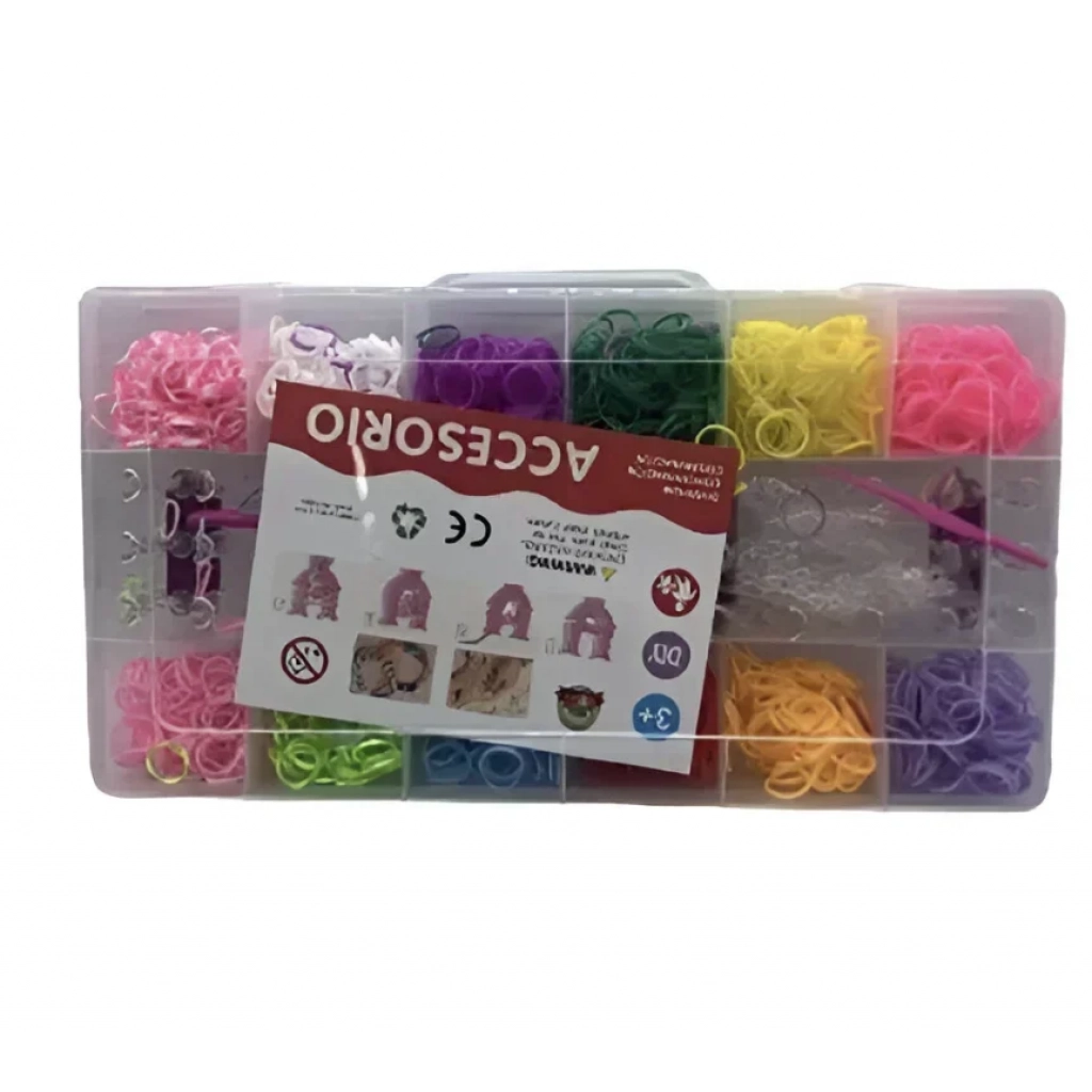 Σετ με Λαστιχάκια & Αξεσουάρ για βραχιόλια Band Accessory Case 1968-04