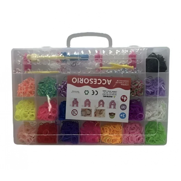 Σετ με Λαστιχάκια & Αξεσουάρ για βραχιόλια Band Accessory Case 1968-05
