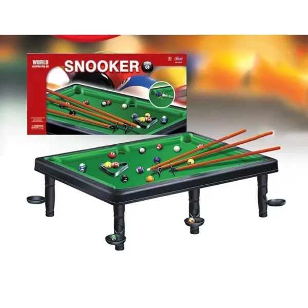 Snooker Επιτραπέζιο Μπιλιάρδο 78x4x41cm για 3+ Ετών