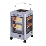 Σόμπα χαλαζία 2000W 5 θέσεων QH-2000E ασημί