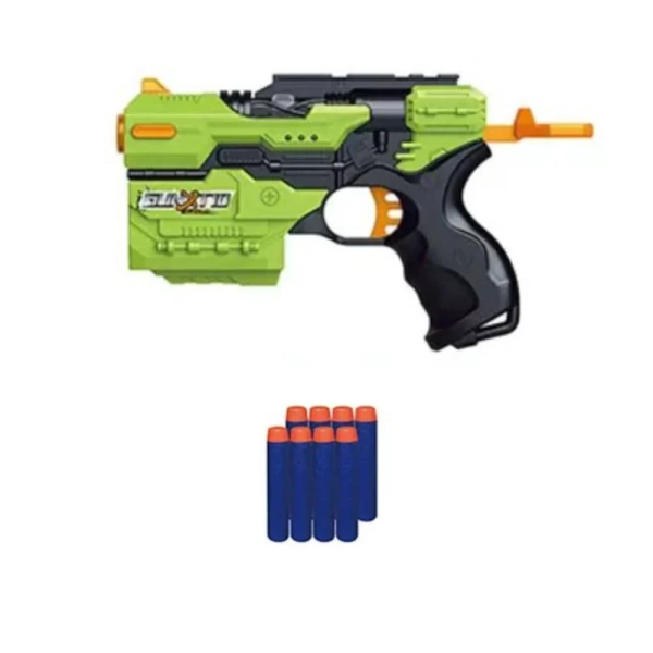 Super Gun Όπλο με Μαλακές Σφαίρες 6+ Ετών, Πράσινο