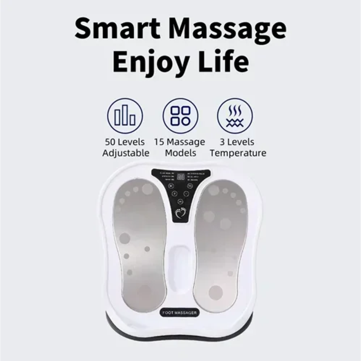 Συσκευή μασάζ ποδιών - Multifunctional Foot Massager λευκό/μαύρο - Image 2