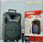 Σύστημα Karaoke με Ενσύρματo Μικρόφωνo Kimiso QS-1221 σε Μαύρο Χρώμα