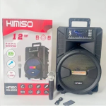 Σύστημα Karaoke με Ενσύρματo Μικρόφωνo Kimiso QS-1222 σε Μαύρο Χρώμα