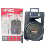 Σύστημα Karaoke με Ενσύρματo Μικρόφωνo Kimiso QS-1222 σε Μαύρο Χρώμα