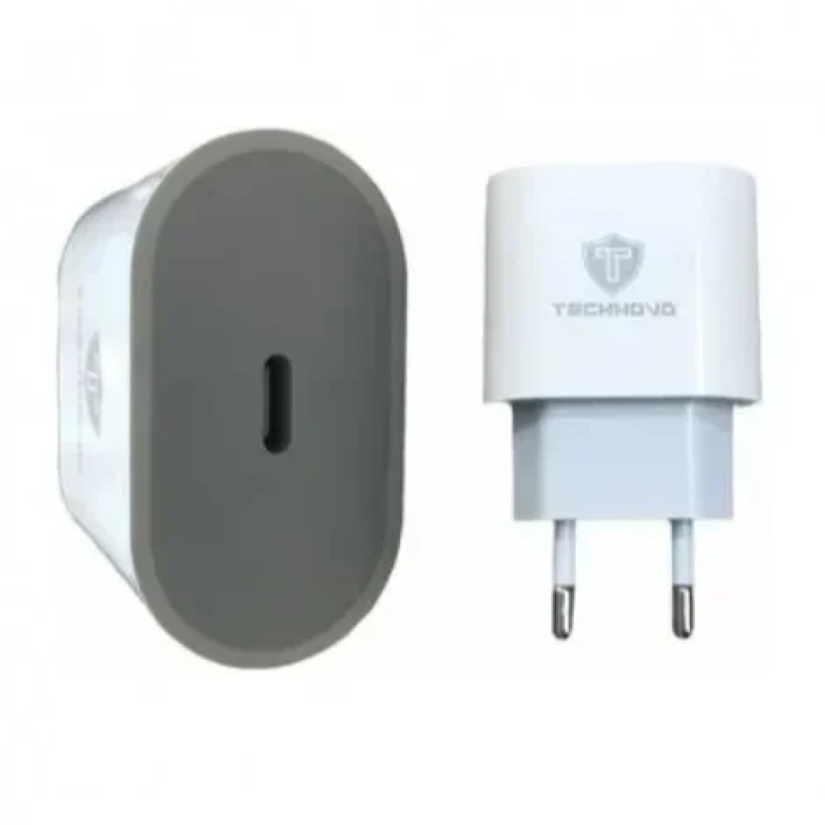 Technovo Φορτιστής Με Καλώδιο Lightning Με Θύρα USB-C PD20W (TN-F031) Λευκός