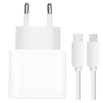 Technovo Φορτιστής Με Καλώδιο Lightning Με Θύρα USB-C PD20W (TN-F031) Λευκός