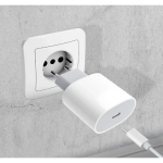 Technovo Φορτιστής Με Καλώδιο Type-C Με Θύρα USB-C PD20W (TN-F032) Λευκός