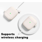 Θήκη Σιλικόνης Airpods 1+2 Gen Ανοιχτό Ροζ