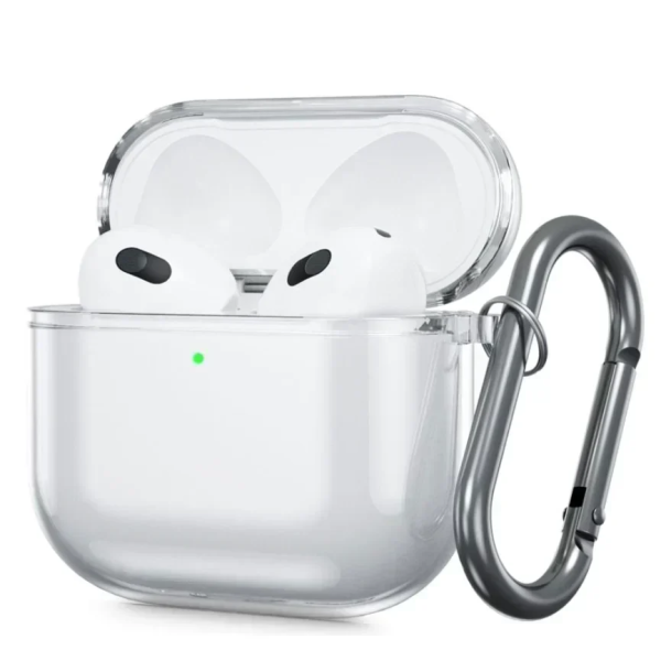 Θήκη Σιλικόνης Airpods 1+2 Gen Διαφανή