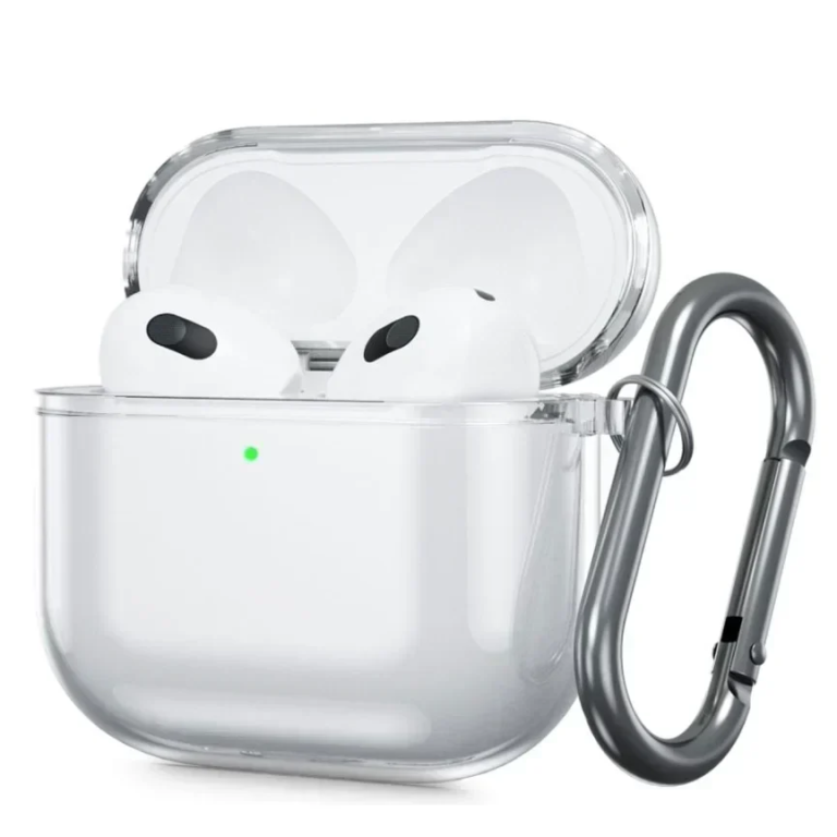 Θήκη Σιλικόνης Airpods 1+2 Gen Διαφανή