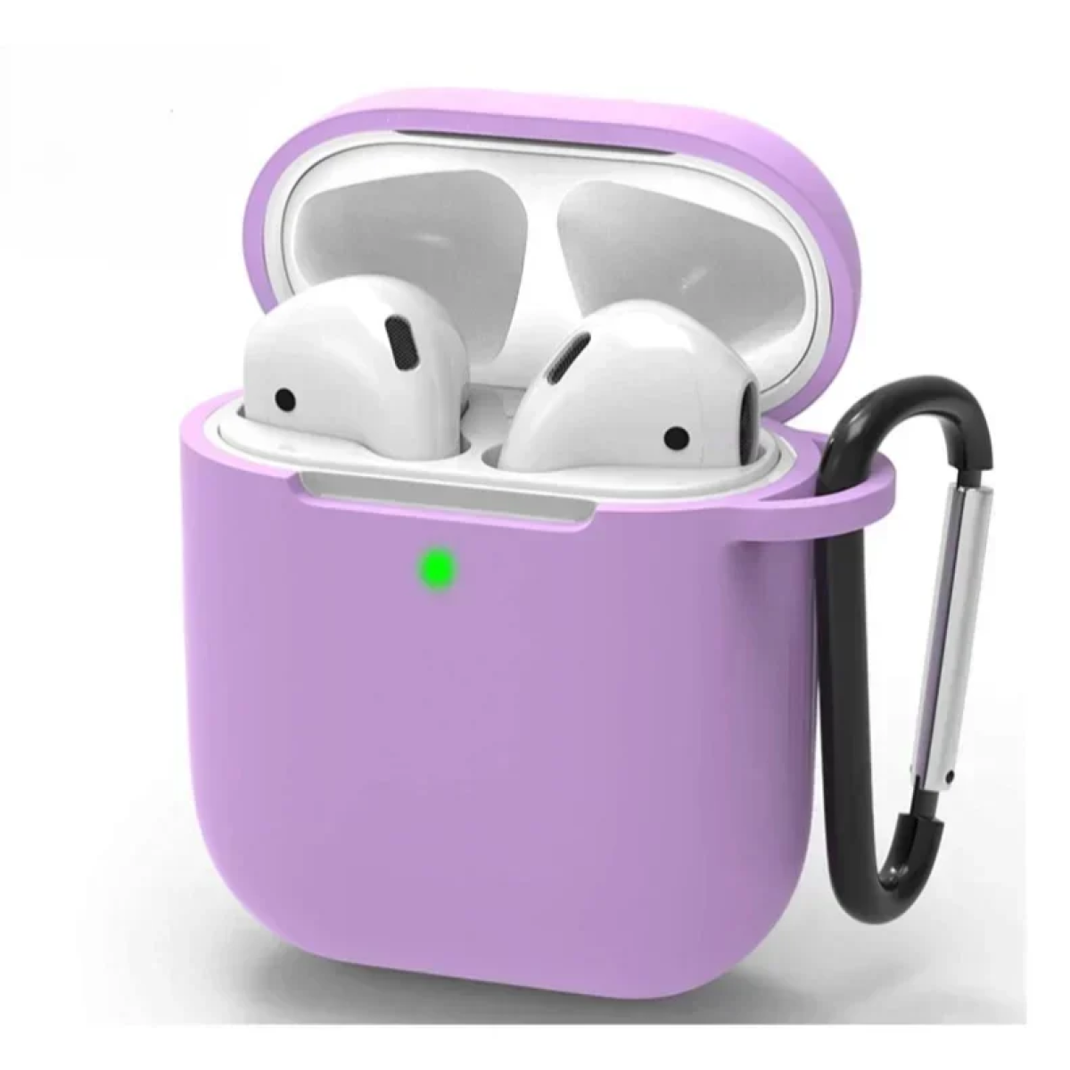 Θήκη Σιλικόνης Airpods 1+2 Gen Λιλά