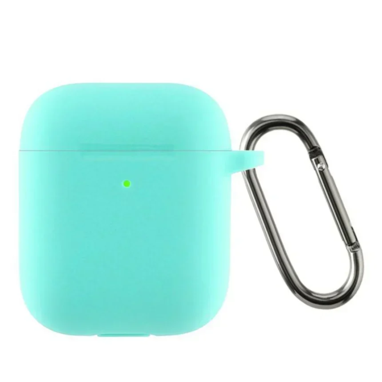 Θήκη Σιλικόνης Airpods 1+2 Gen Πράσινο Μέντα