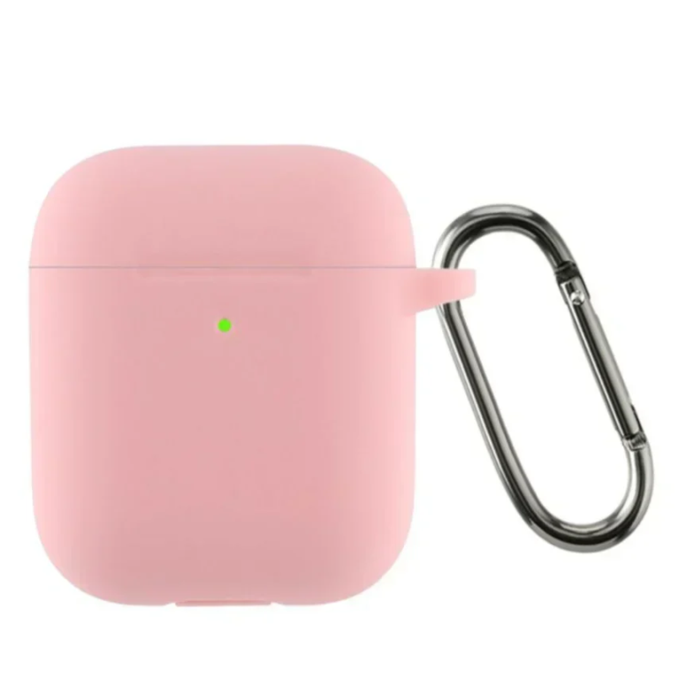 Θήκη Σιλικόνης Airpods 1+2 Gen Ροζ
