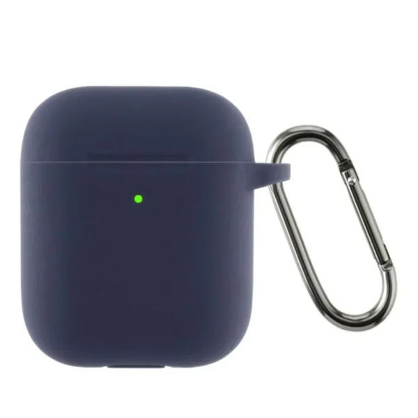 Θήκη Σιλικόνης Airpods 1+2 Gen Σκούρο Μπλε