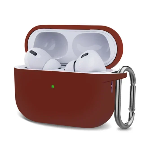 Θήκη Σιλικόνης Με Γάντζο Για Airpods Pro 2nd Gen Κόκκινο