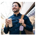 Θήκη Σιλικόνης Με Γάντζο Για Airpods Pro 2nd Gen Λεβάντα
