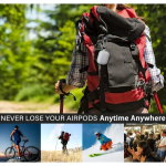 Θήκη Σιλικόνης Με Γάντζο Για Airpods Pro Ανοιχτό Γκρι