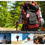 Θήκη Σιλικόνης Με Γάντζο Για Airpods Pro Ροζ