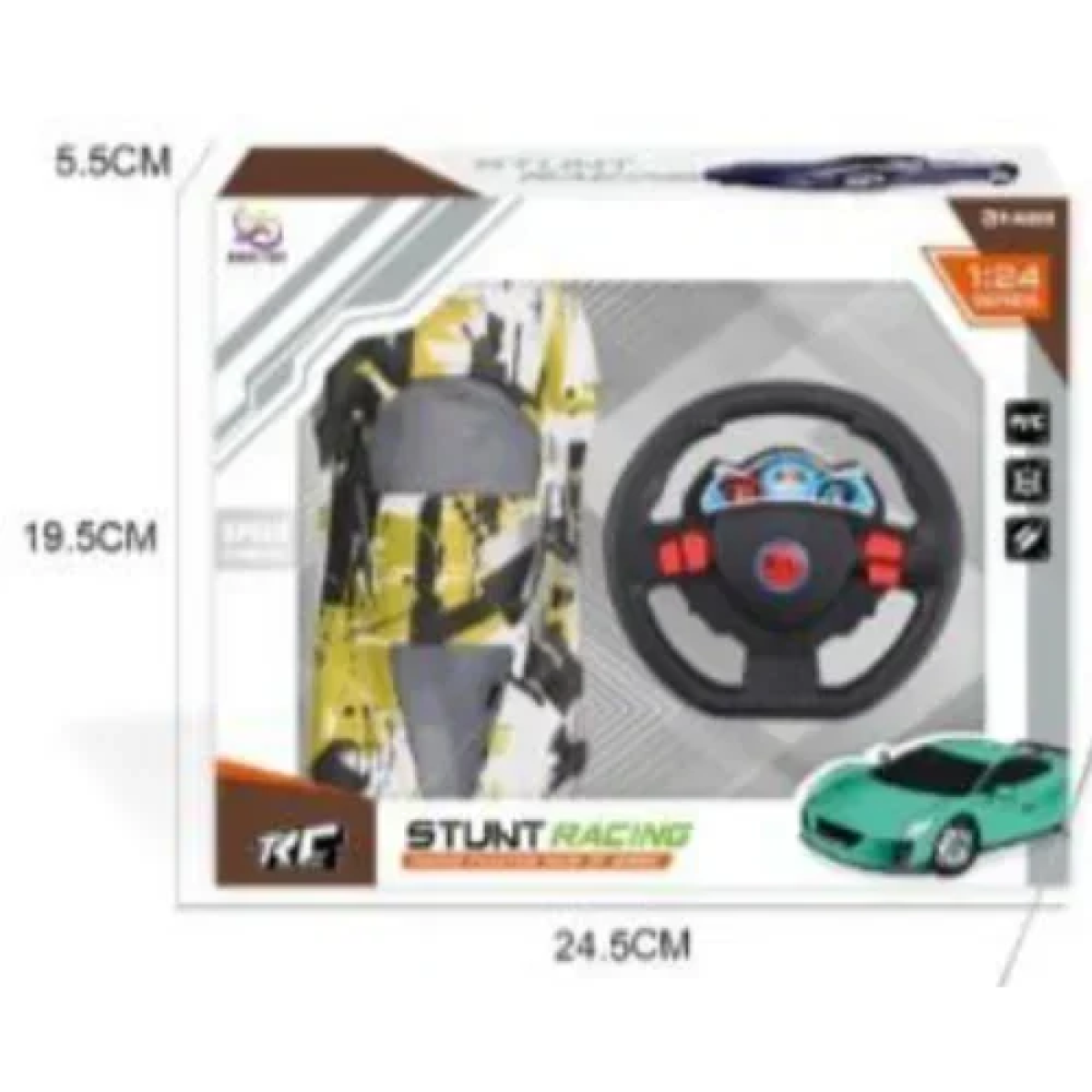 Τηλεκατευθυνόμενο Αγωνιστικό Αυτοκίνητο με χειριστήριο-τιμόνι XY24-403C μπλε