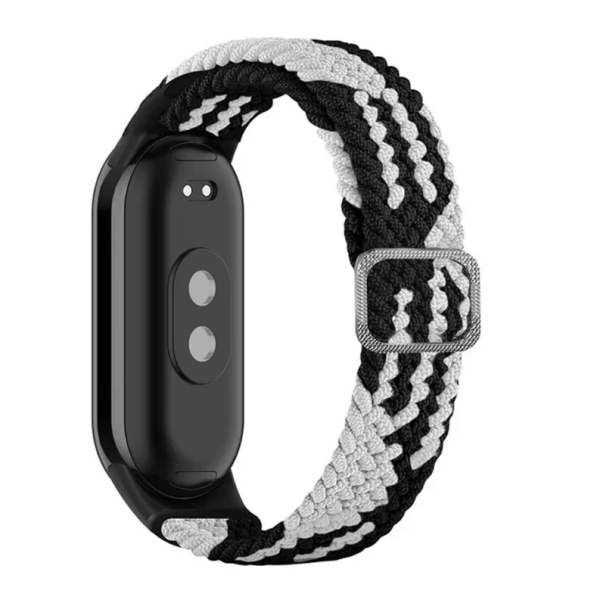Universal Λουράκι Xiaomi Mi Band 4/5/6/7 Strap Star Μαύρο Λευκό
